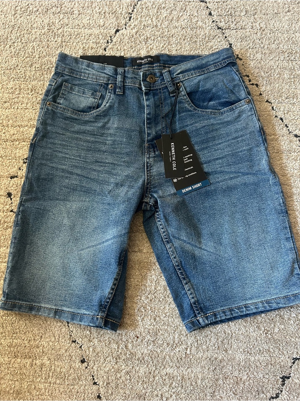 Kenneth Cole Boy’s Blue Denim Shorts